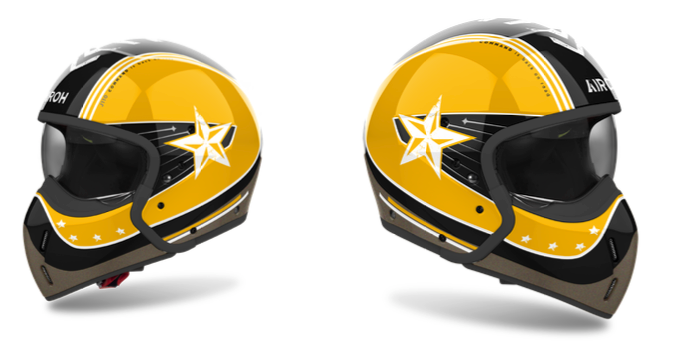 Helmet J110 Comman Yellow Gloss